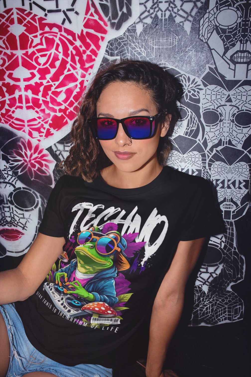 Techno Frog | Camiseta EDM