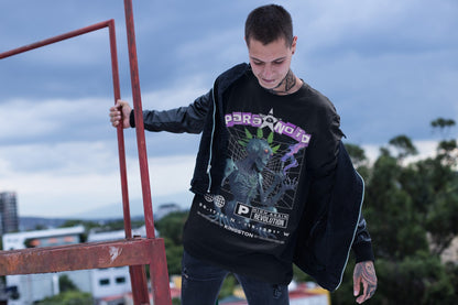 Psychedelic T-Shirt | Paranoid Robot Cat | Ecstasy Edition