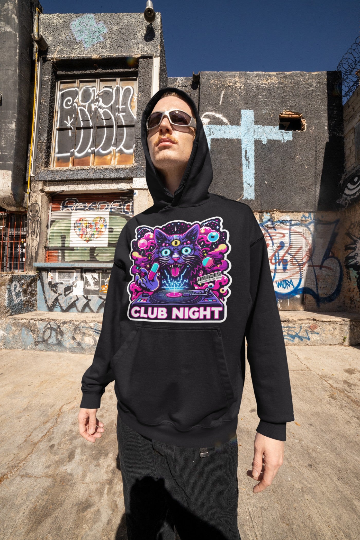 tenue néon rave