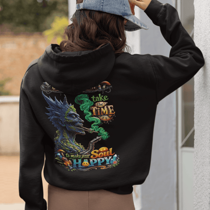 trippy colorful hoodie