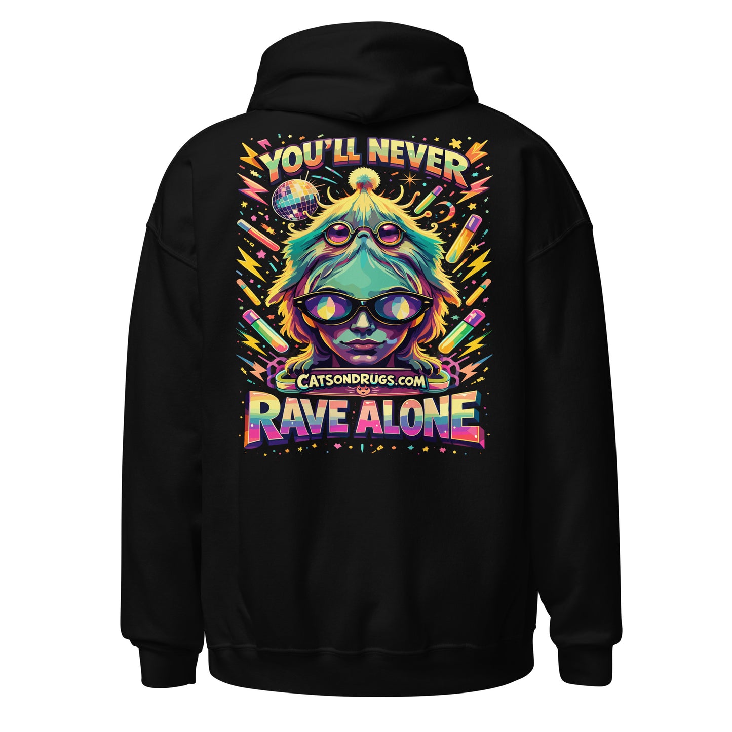 trippy festival outfit hoodie