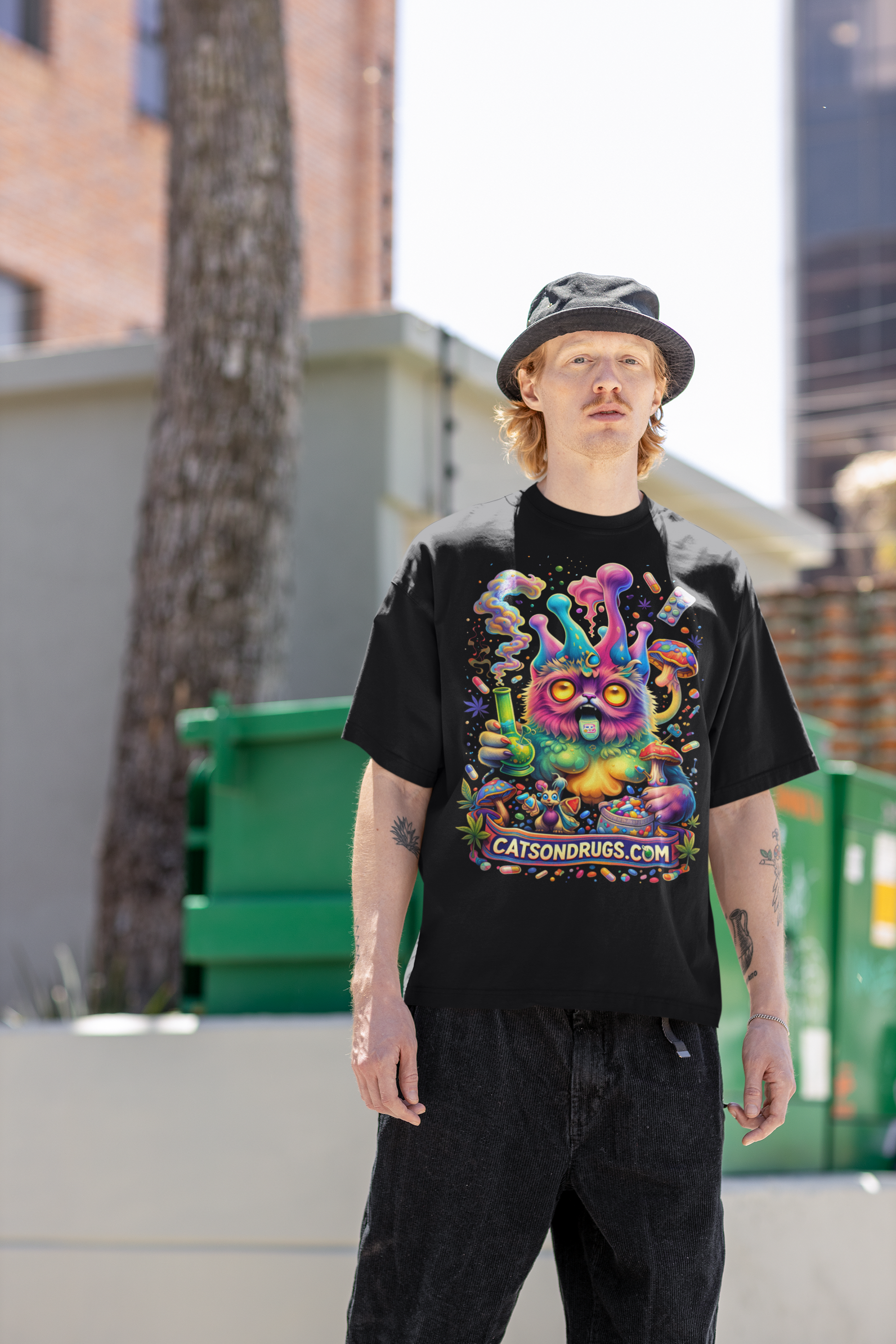 trippy fungi shirt