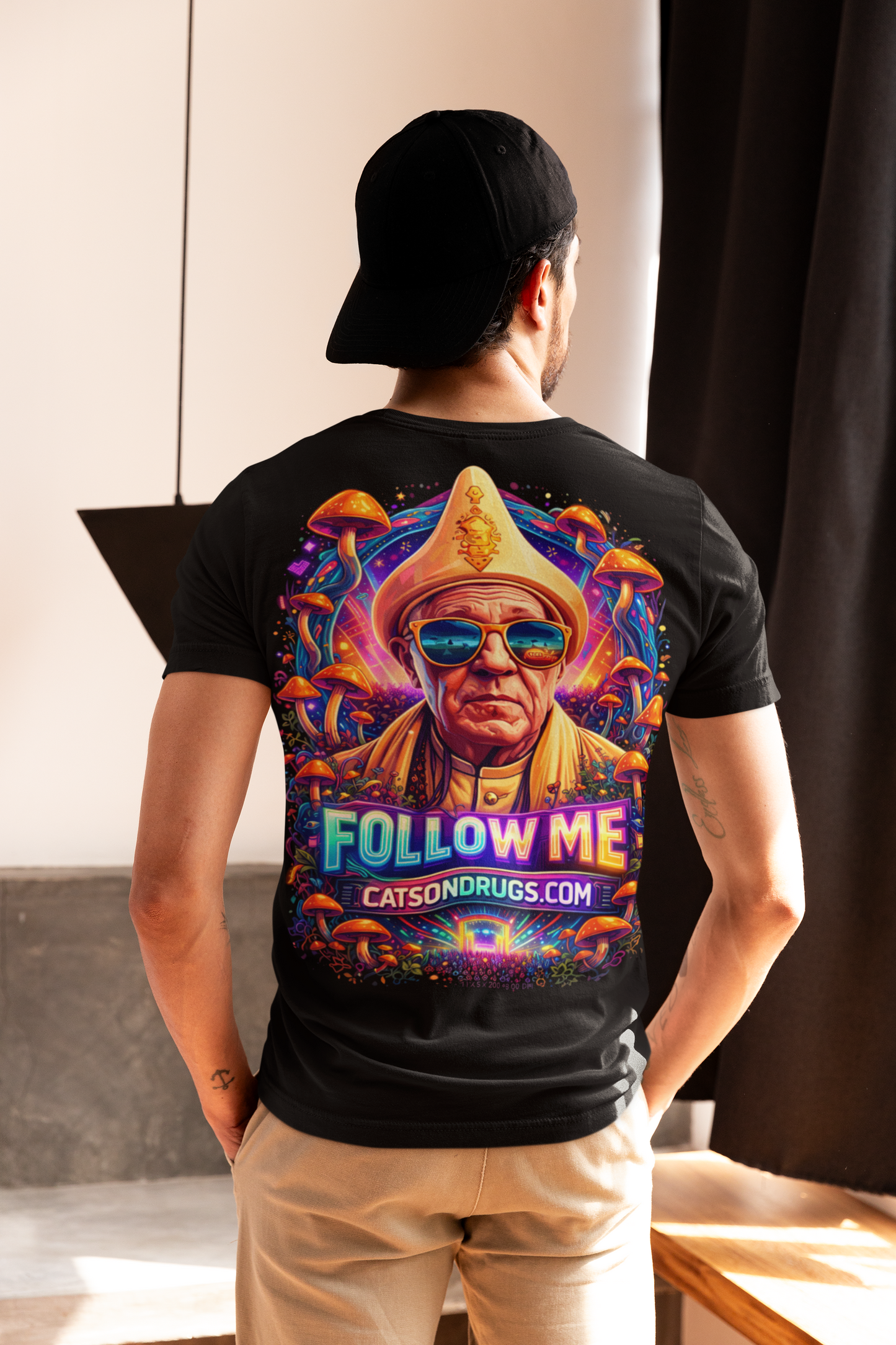 trippy neon streetwear clothing