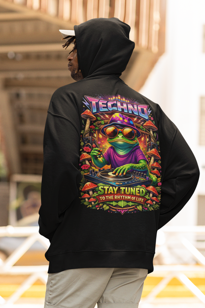 trippy psychedelic rave outfit hoodie