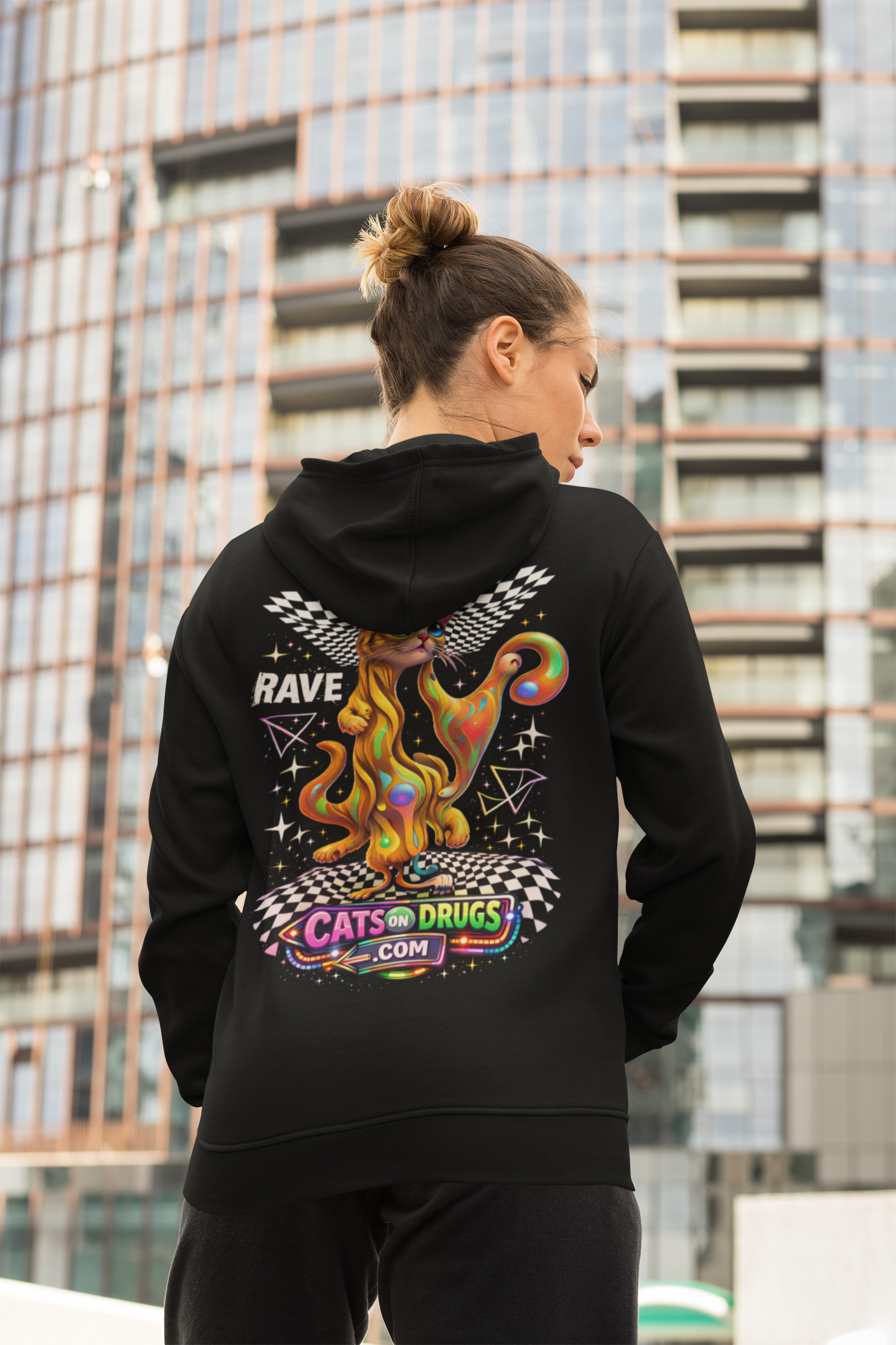trippy streetwear hoodie