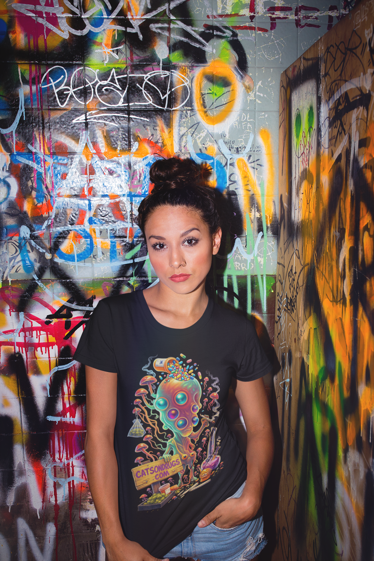 Trippy Alien | Psychedelic T-Shirt | Ecstasy Edition