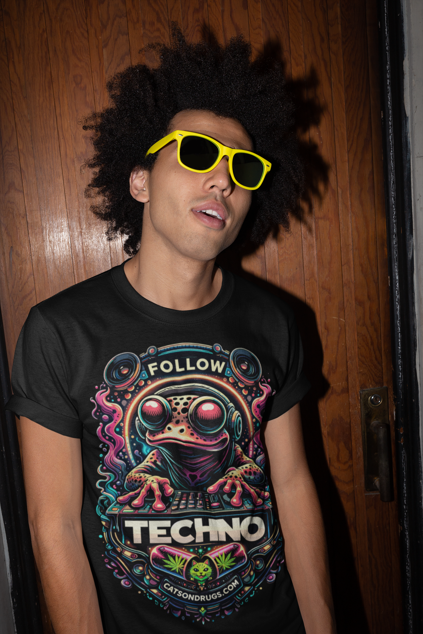 Club Night Frog | Rave T-Shirt | Ecstasy Edition