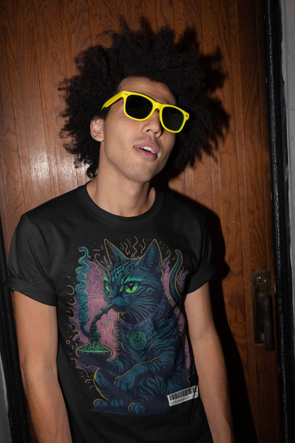 Psychedelic T-Shirt | Shisha Cat