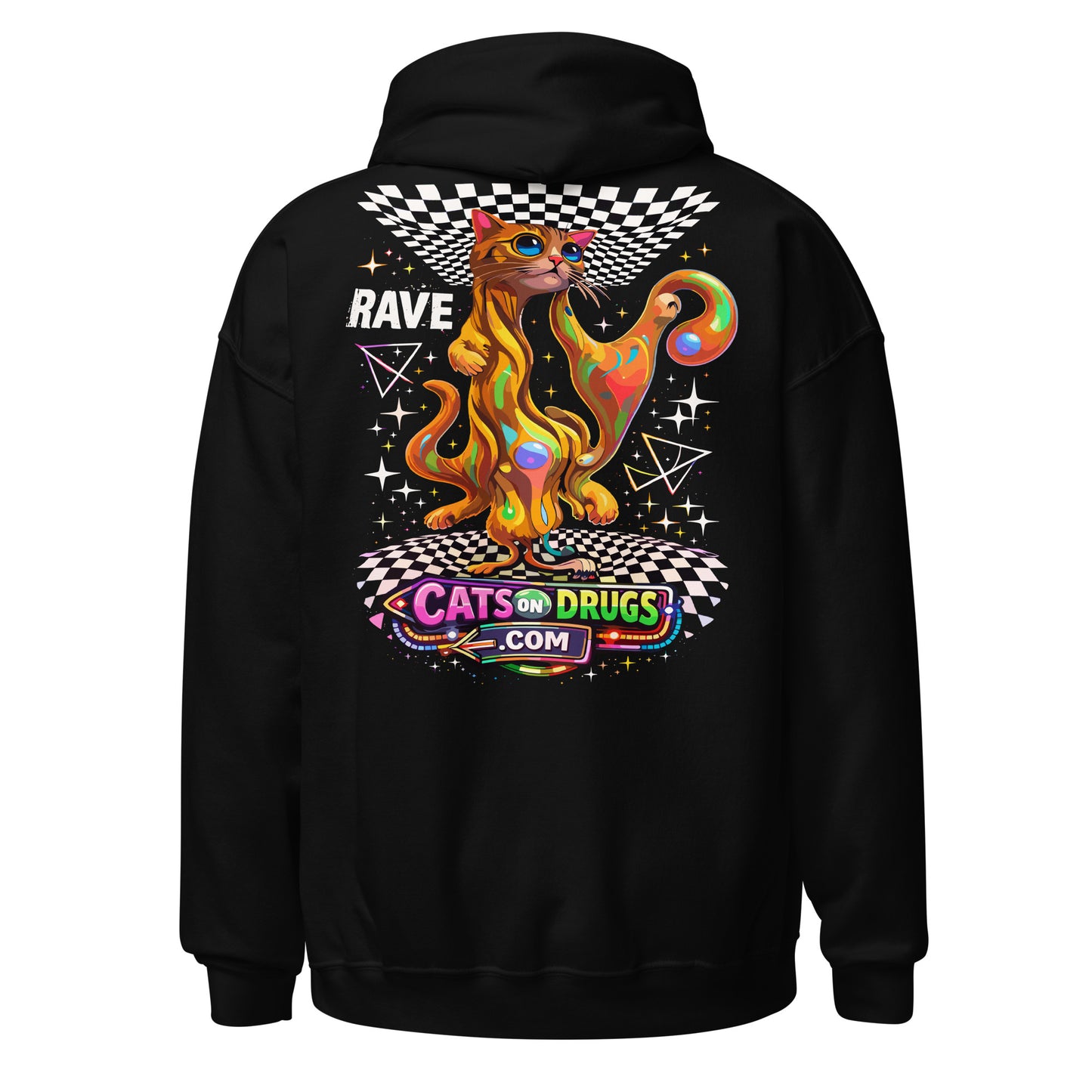 underground streetwear rave hoodie