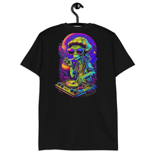 Psychedelic Techno Alien - Unisex T-Shirt - CatsOnDrugsTechno hoodie | Rave Outfit | Rave Clothing | Rave Hoodies | Techno Outfit | Techno Festival Outfit | Techno Clothing | Rave Wear | Techno Merchandising