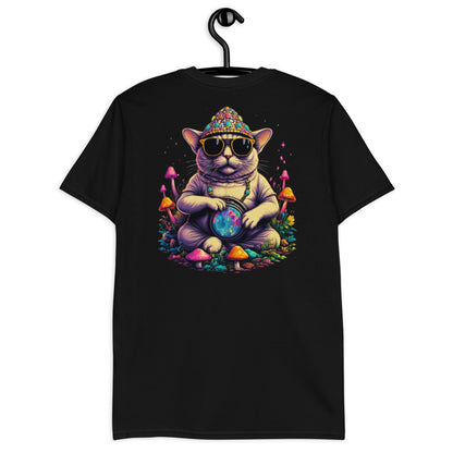 Psychedelic Space Cat  - Camiseta unisex