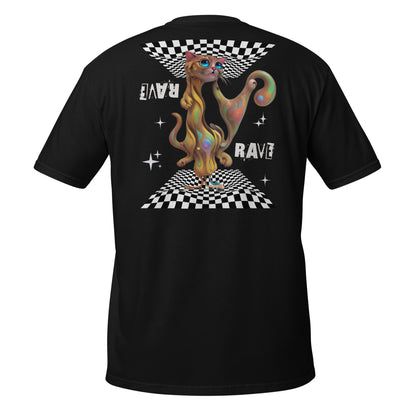 Rave Cat • Techno T-Shirt •  EDM Rave Wear