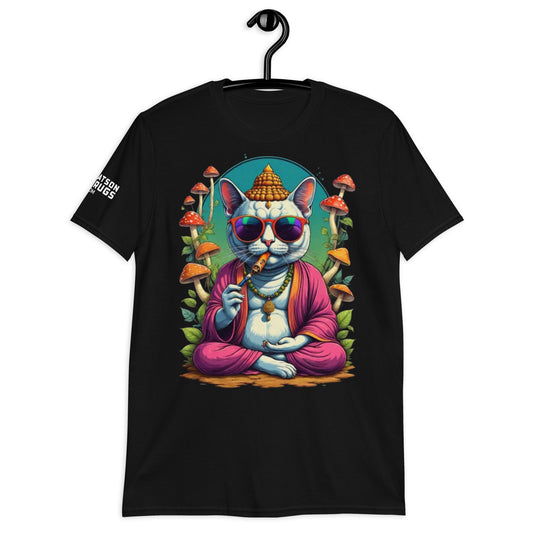 Psychedelic Buddha Cat -  Unisex T-Shirt, Ecstasy Edition
