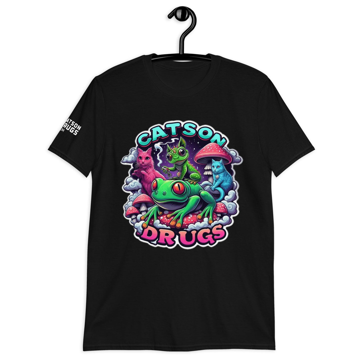 Gatos drogados - Camiseta techno unisex, edición Éxtasis
