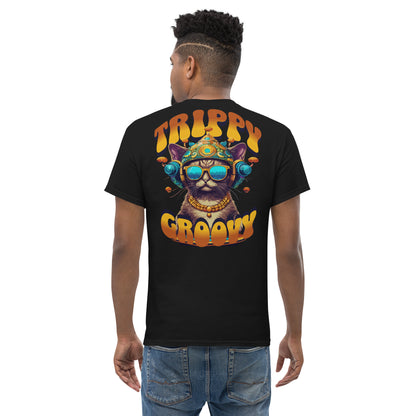 Psychedelic T-Shirt | Space Trippy & Groovy Cat