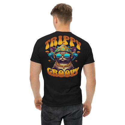 Psychedelic T-Shirt | Space Trippy & Groovy Cat