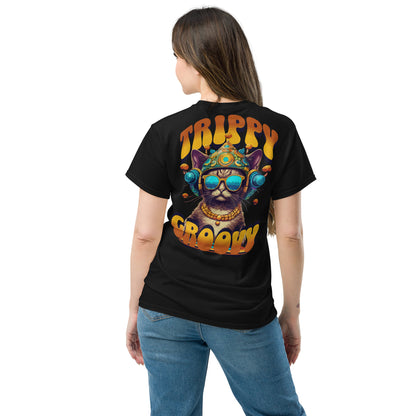 Psychedelic T-Shirt | Space Trippy & Groovy Cat