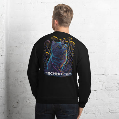 Techno Sweatshirt | Techno Sweater | I love techno Sweatshirt | Undercover techno sweatshirt | Acid Sweatshirt | DJ Sweatshirt | Rave Sweatshirt | Rave clothing sweatshirt | 90s rave sweatshirt | Psychedelic Sweatshirt