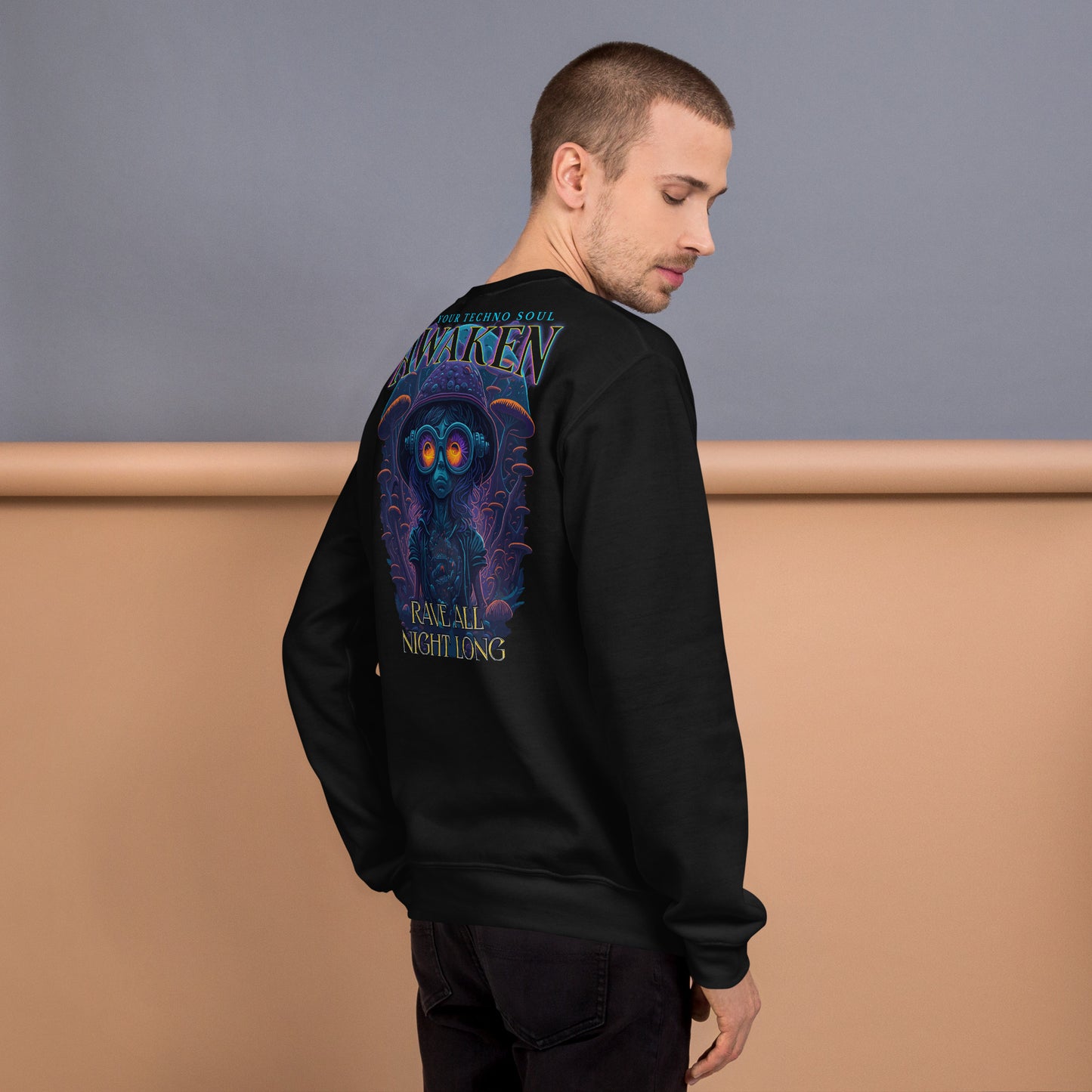 Rave all night long Sweatshirt