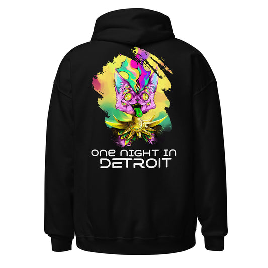 One night in Detroit - Unisex Hoodie - CatsOnDrugs