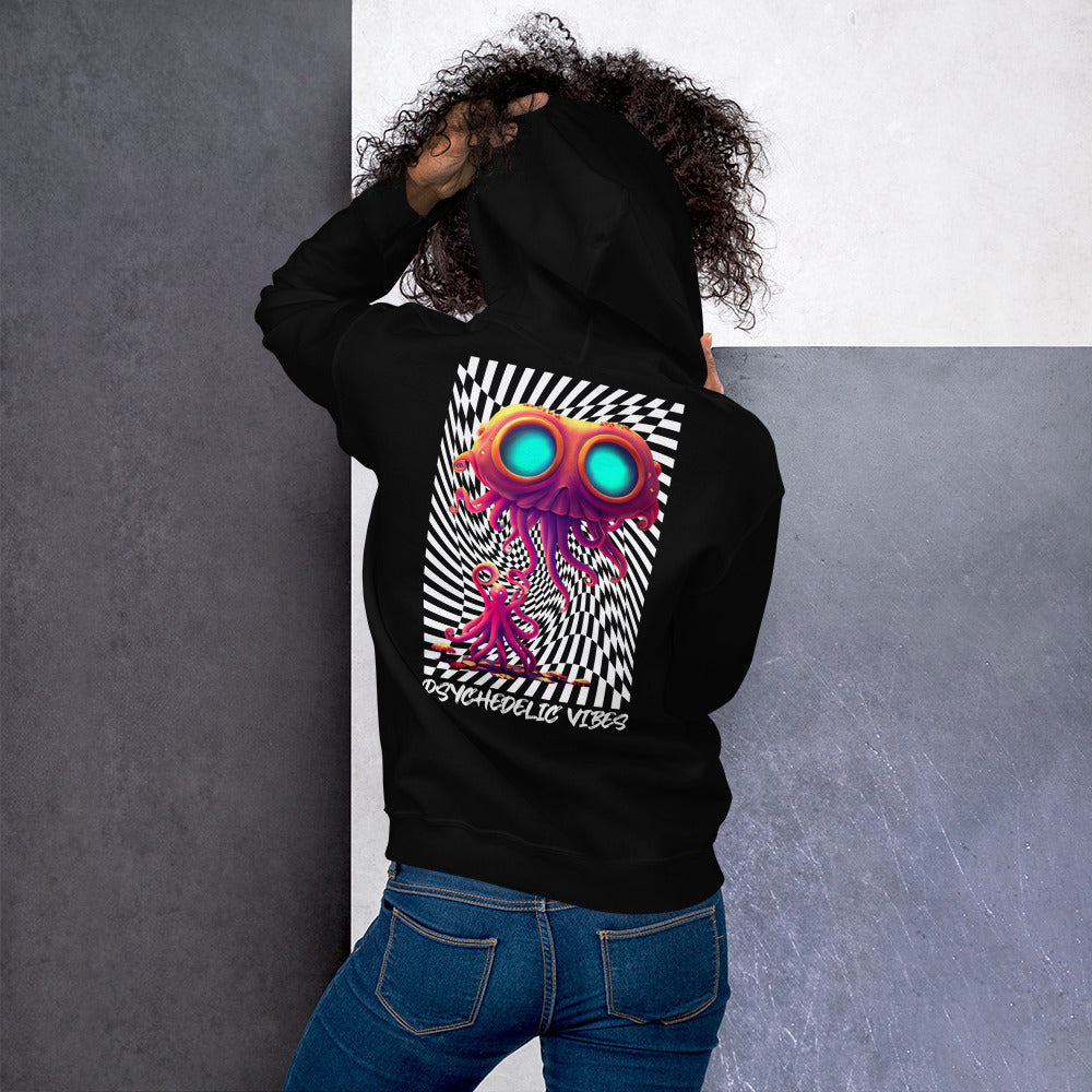 Psychdelic Vibes • Rave Hoodie • Ultimate Techno Wear