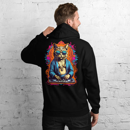 Psychedelic Hoodie • Psychedelic Buddha Cat • Ultimate Psychedelic Wear