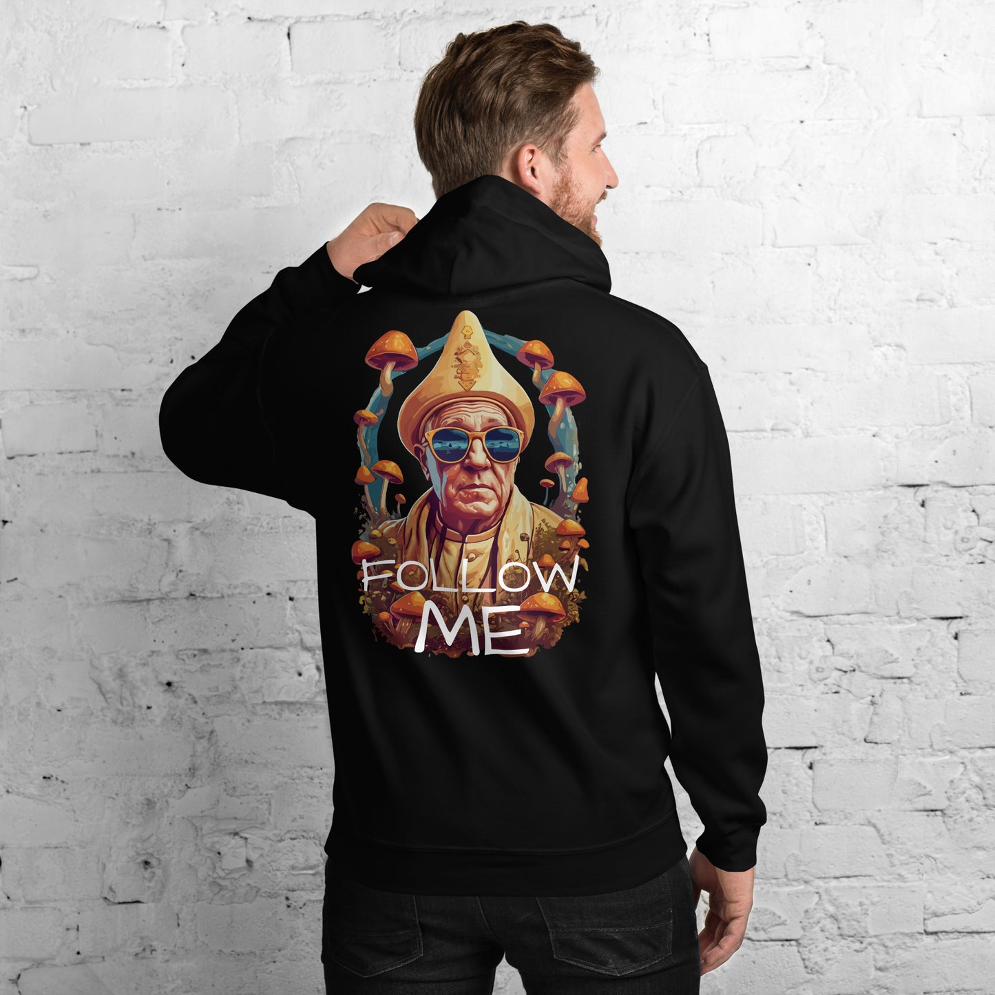 Psychedelic Hoodie • Follow Me Pope • Ultimate Psychedelic Wear