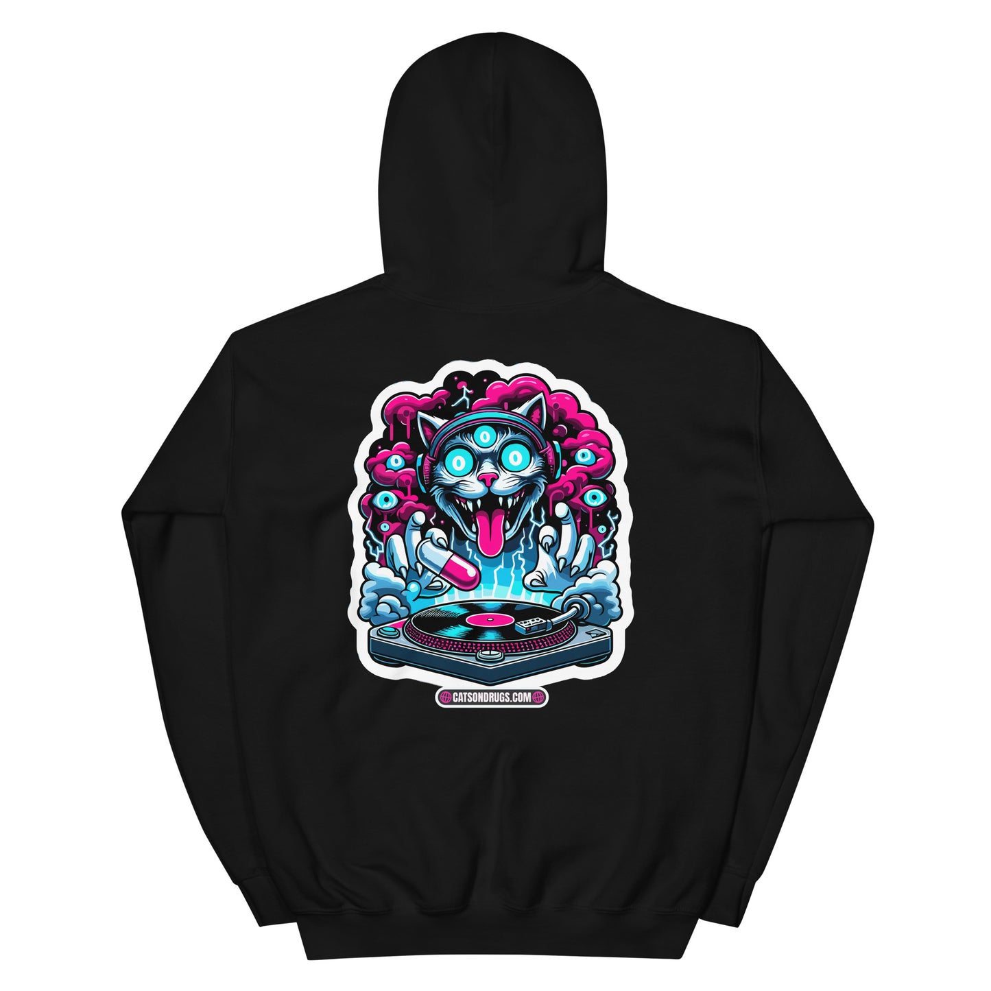 DJ Ropa | Sudadera Psychedelic Club Night Cat