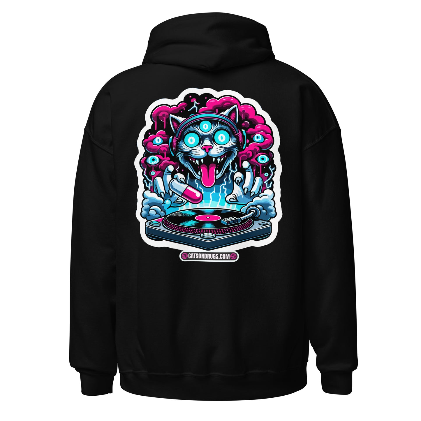 DJ Ropa | Sudadera Psychedelic Club Night Cat