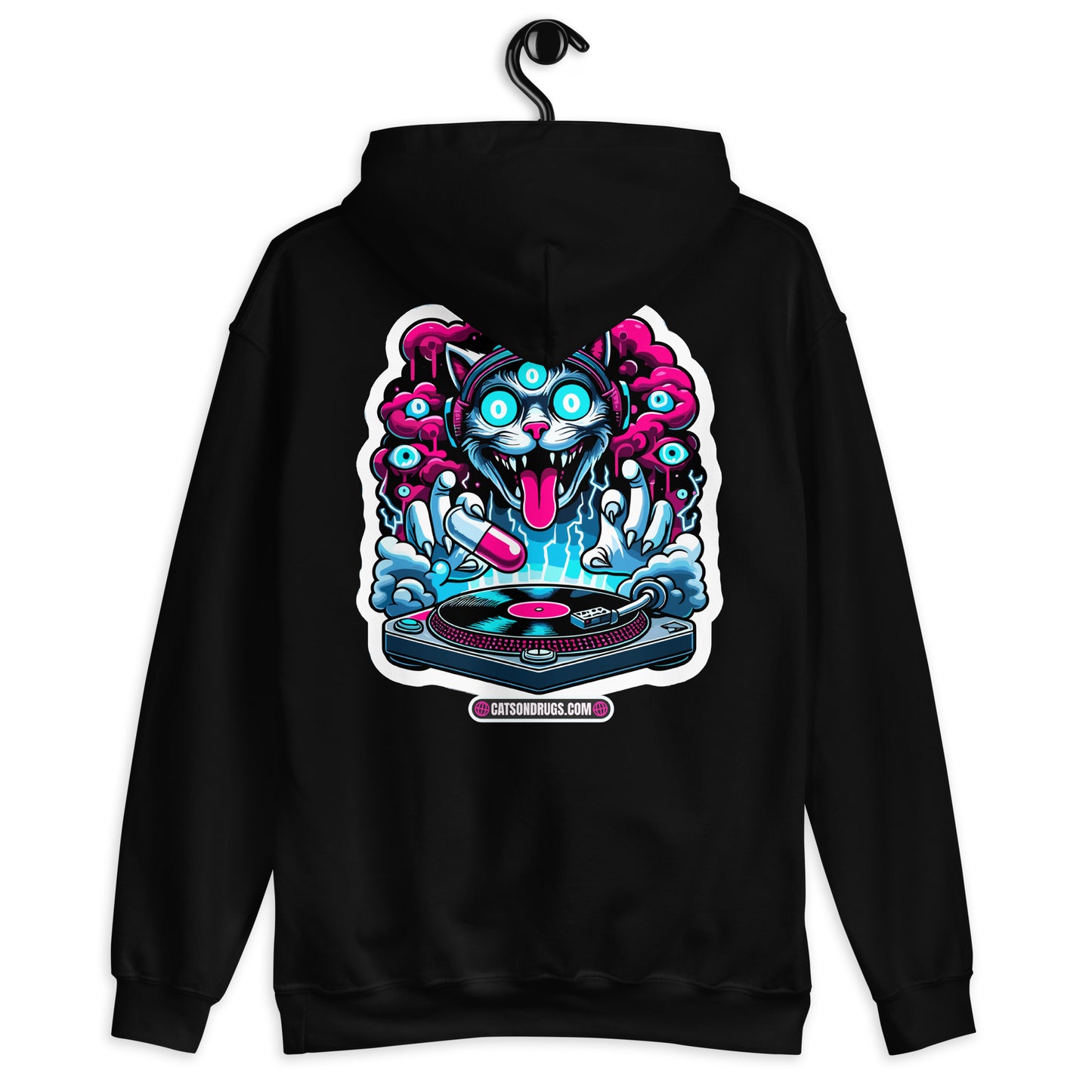 DJ Ropa | Sudadera Psychedelic Club Night Cat