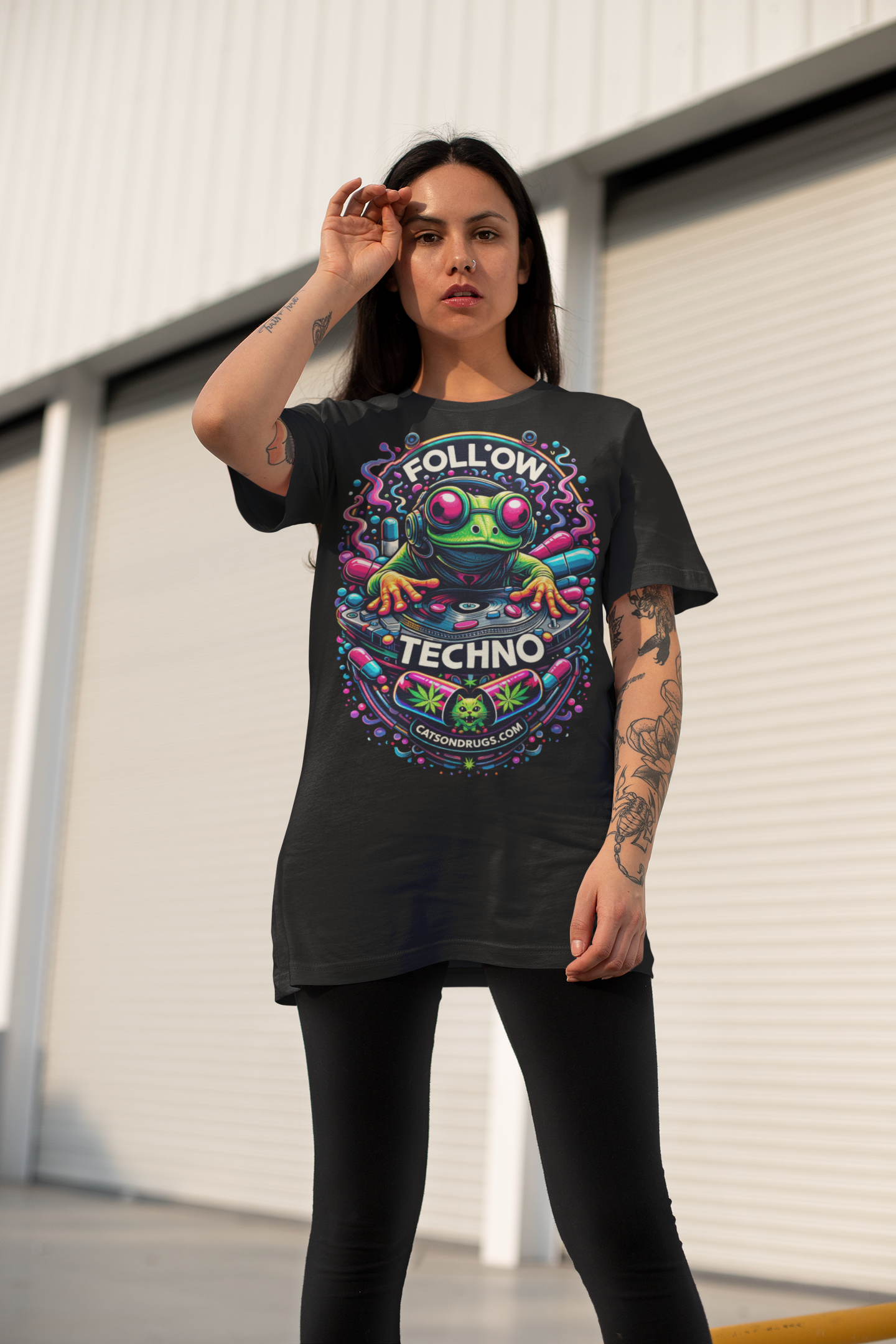 Club Night Frog | Rave T-Shirt | Ecstasy Edition